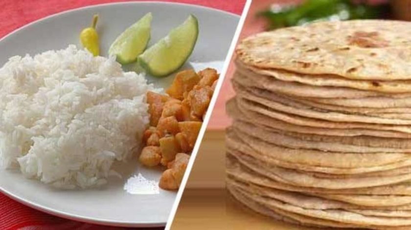 Which is healthier- Roti(Flat bread in European / Western Countries) or white rice?