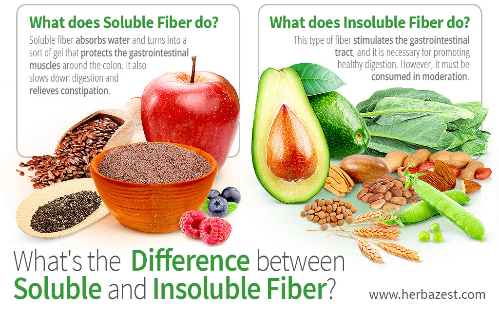 Soluble vs Insoluble dietary fiber